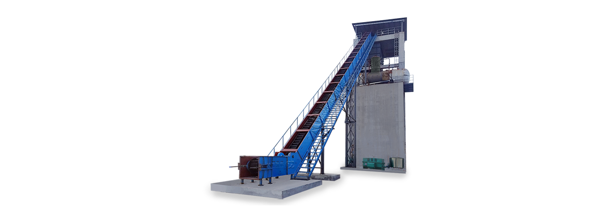 大傾角皮帶輸送機(jī)