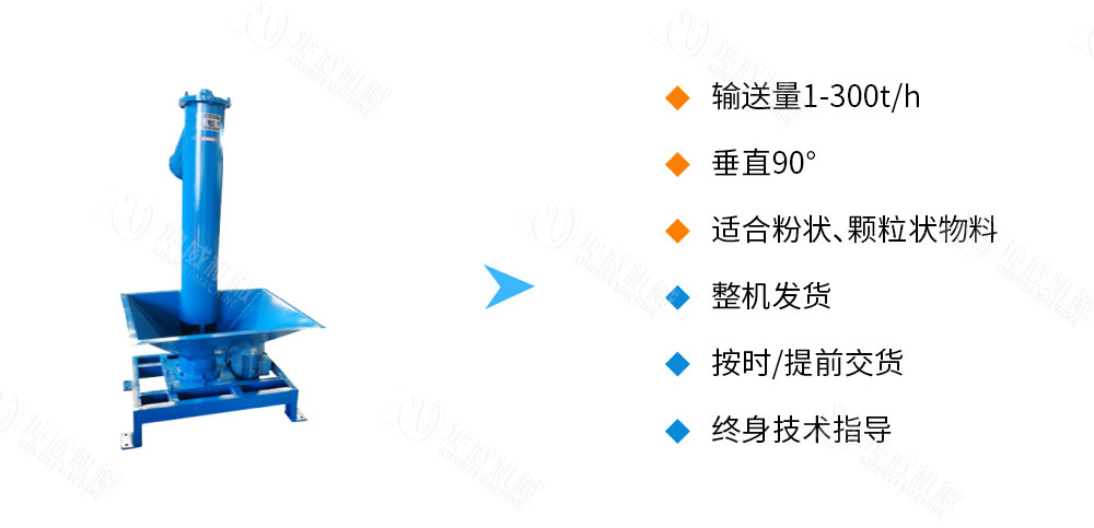 絞龍螺旋輸送機(jī)特點優(yōu)勢 絞龍螺旋輸送機(jī)特點優(yōu)勢